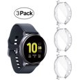thumbnail image 1 of Suoman 3-Pack Compatible with Samsung Galaxy Watch Active 2 (44mm) Screen Protector Case, Soft TPU Plated All-Around, 1 of 6