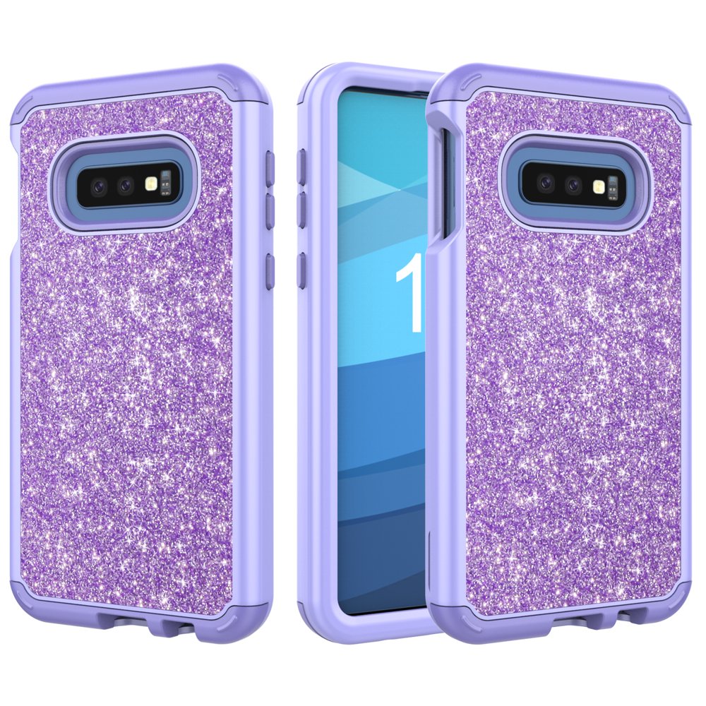 S10+ Case, Galaxy S10 Plus Case Girls Women, Allytech Glitter Bling