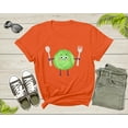 thumbnail image 3 of Cute Green Cabbage Vegetable Holding Fork and Spoon Standing T-Shirt Cabbage Lover Gift T Shirt for Men Women Kids Boys Girls Graphic Tshirt, 3 of 8