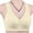 Beige, variant on Women Wireless Bra Front Closure Wireless Bust Lift Everyday Bra