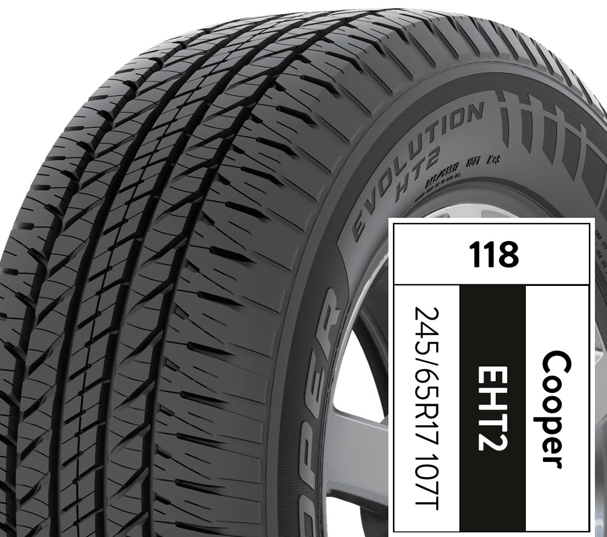 Cooper Evolution HT2 245/65R17 107T All-Season Tire