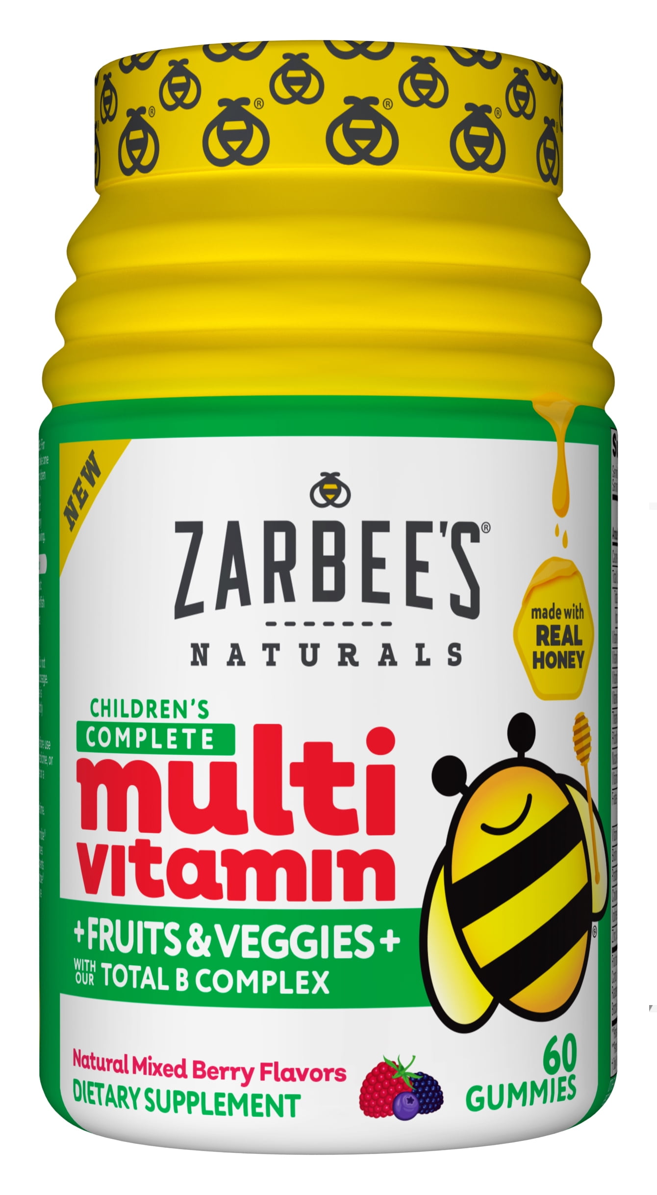 Children's Multivitamin + Fruits & Veggies Natural Mixed Berry Flavor 60 ct Children's Multivitamin + Fruits & Veggies Natural Mixed Berry Flavor 60 ct