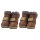 thumbnail image 1 of sweethay 4pcs zapatos para mascotas botas de nieve impermeables cuero de la PU calzado de invierno para mascotas Ropa para mascotas marrón Tipo 1, 1 of 6