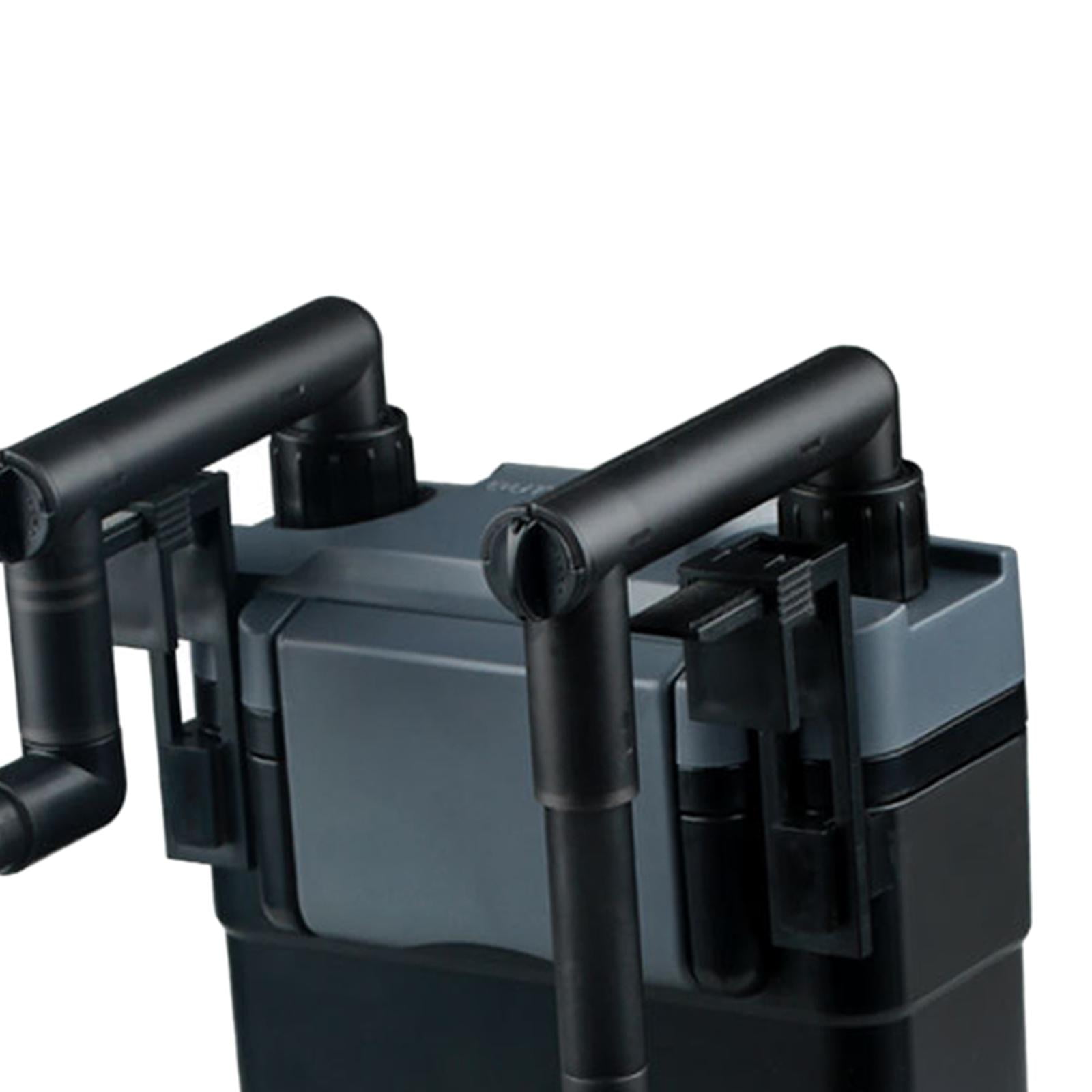 Aquarium External Canister Filter Adjustable Water Flow Turtle Tank Filter Barrel Outside Aquarium for 20-40cm, 40-60cm, 60-80cm Aquariums 160x245x60mm