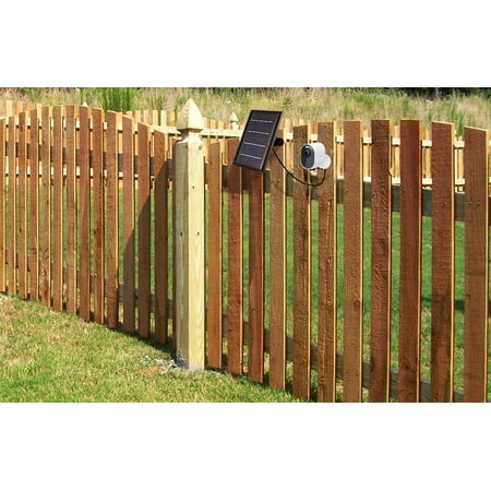 Wasserstein - Solar Panel for Arlo Ultra 2 and Arlo Pro 4 Surveillance Cameras - Black