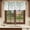 White Light Green, variant on Sage Green Eucalyptus Leaf Valances for Windows, Decorative Rod Pocket Window Valance Curtains, Spring Leaves Botanical Short Curtain Drapes for Kitchen/Bathroom/Living Room, 2 Panels, 42" W x 18" L
