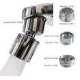 thumbnail image 2 of Aireador de grifo BOARNE giratorio 360° con 3 adaptadores, 2 of 5