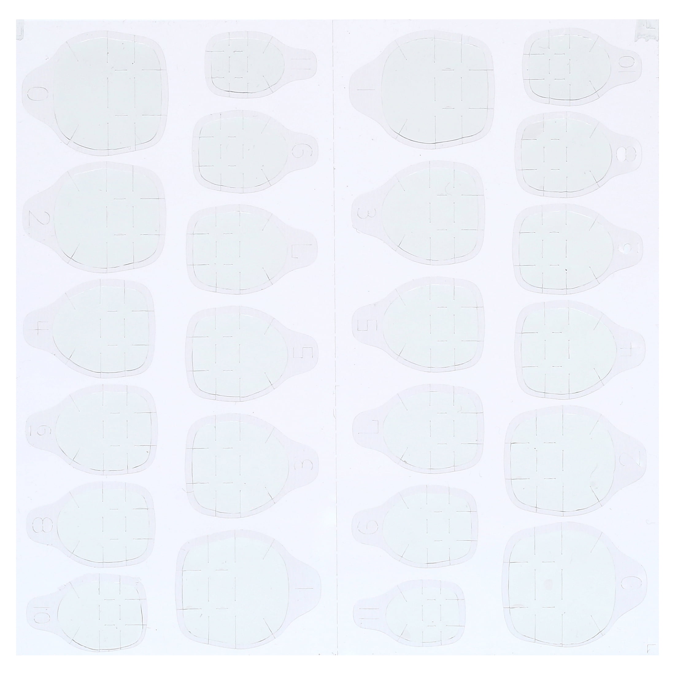 KISS imPRESS Tab to Go Mega Hold Super Adhesive Tabs, 12 Sizes, 48 Pieces