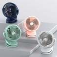 thumbnail image 4 of Clip on Mini Desk Fan Stroller Fan USB Powered Mini Clip on Desk Fan 6Inch, 4 of 20