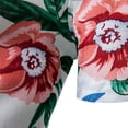 thumbnail image 3 of Playeras Y Camisas Para Hombre Top de primavera y verano para hombre, camisetas de solapa sueltas con estampado Floral colorido, camisa de manga corta para vacaciones al libre (Green, 3XL), 3 of 7
