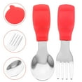 thumbnail image 3 of 1 Set of Portable Baby Spoons Adorable Toddler Spoon Training Feeding Tableware for Baby, 3 of 8