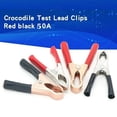 thumbnail image 2 of 10 Pcs Clips en Métal pour Alligator, Pinces de Test Terminal 50A, Batterie Électrique Crocodile, 2 of 9