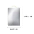thumbnail image 2 of Stainless Steel Cutting Board, 304 Food-grade Chopping Board, Dishwasher Safe, Double-sided Dual-use, for Meat, Fruit, and Vegetables, Be Hung Design, Silver, by FAJHHA, 2 of 8
