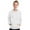 White, variant on YIZYIF Kids Girls Casual Hoodie Sweatshirt Outdoor Sportswear Long Sleeve Drawstring Hooded Pullover Tops Pink 5-6