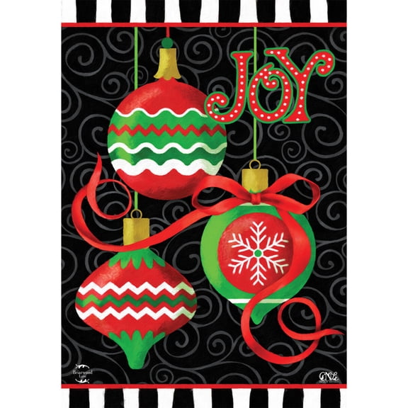 Briarwood Lane Christmas Garden Flag 12x18 For Outdoor Joy Ornaments For Christmas Garden Flag Flags For Outside