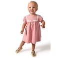 thumbnail image 2 of Modern Moments by Gerber Baby Girl Dress With Ribbon Lace and Diaper Cover Set, 2-Piece, Sizes 0/3 Months - 24 Months, 2 of 14