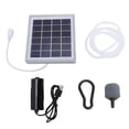 thumbnail image 2 of 10W Estanque Solar Oxigenador, Aireador de Aire de Aire de Oxísgeno de Acuario Ayerator de Pesca de Bomba de Aire, Interfaz USB de Oxigenador de Bajo Panelones de, 2 of 7