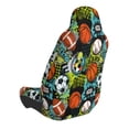 thumbnail image 2 of Honeii Balls Print Car Seat Cover,Car Interior Covers,Universal Fit Seat Protector, Compatible with Most Cars, SUVs, Trucks, and Vans, 2 of 5