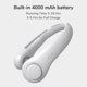 thumbnail image 2 of Handheld Mini Fan, 3 IN 1 USB Rechargeable Portable Fan [12-19 Working Hours] with Power Bank, Flashlight, Pocket Design for Travel/Summer/Concerts/Lash, Gifts for Women(Green), 2 of 5