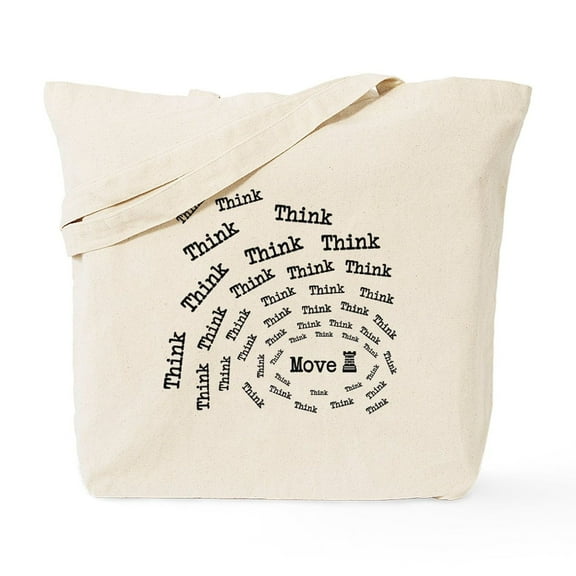 CafePress - Chess Think & Move Tote Bag - Unisex Canvas Tote Bag, Beige, 1-Piece