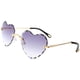 thumbnail image 4 of Gafas de sol para mujer Sunnimix Sin Montura Corazón UV400 Gris, 4 of 6