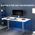 thumbnail image 2 of VIVO Electric Dual Motor 71” x 36” Standing Desk, White Top, Gray Frame, 2 of 8