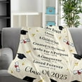 thumbnail image 5 of 2025 Graduation Gifts for Him Her Class of 2025 Throw Blanket College Graduation Gifts for Women Men Senior Middle High School Master Nurse Faith Based Graduation Gifts Graduation Decorations 30x40”, 5 of 6