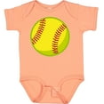 thumbnail image 3 of Inktastic Personalized Softball Boys or Girls Baby Bodysuit, 3 of 5
