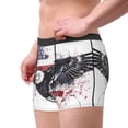 thumbnail image 2 of Honeii American Flag Eagle Art Print Mens Boxer Briefs Breathable,Boxer Brief for Men, Moisture-Wicking Underwear-Medium, 2 of 5