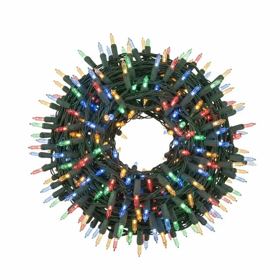 Mr. Christmas 300ct LED Mini Lights Set, Alexa-Enabled, Indoor/Outdoor, Holiday Decorations
