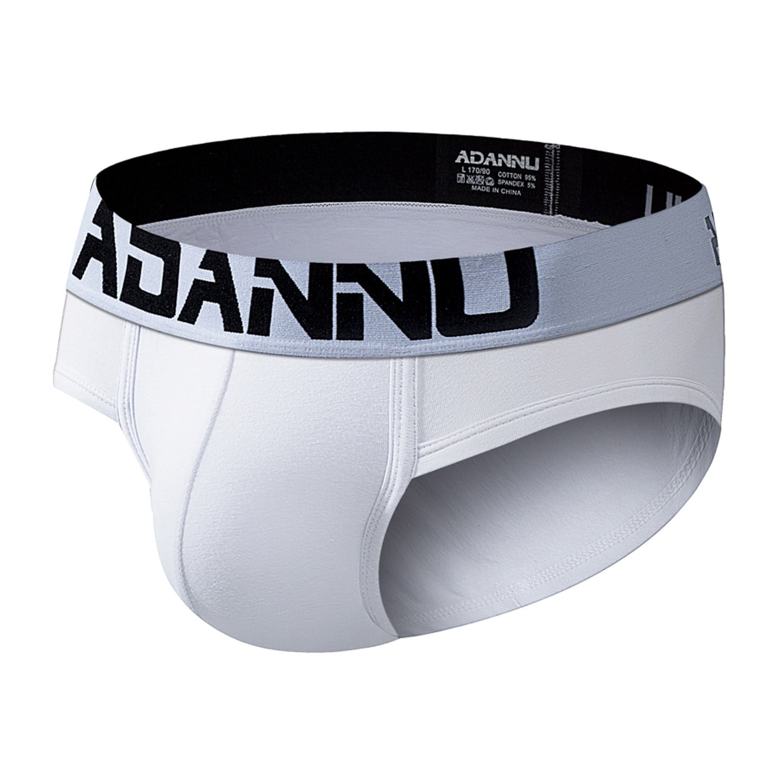 SEMIMAY Low Waist Young Men's Panties Tight Cotton Sports