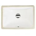 thumbnail image 1 of Nantucket Sinks 16 x 11 Inch Vitreous China Ceramic Bathroom Sink, White, 1 of 8
