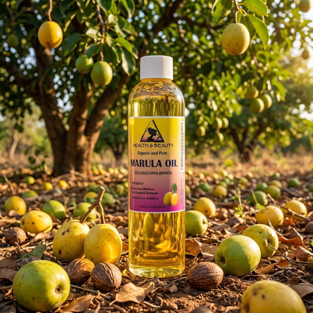 Marula Oil Refined Organic Carrier Cold Pressed 100% Pure Natural HEALTH & BEAUTY 24 oz