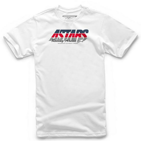 Alpinestars Split Time Mens Short Sleeve T-Shirt White XL
