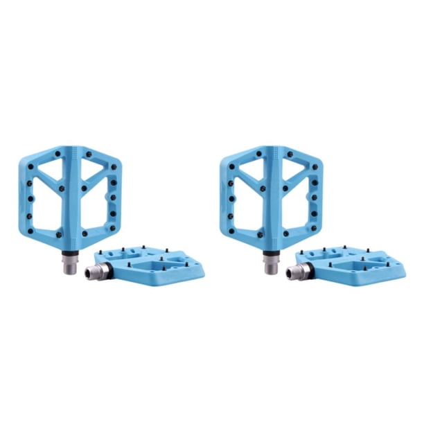 Eigraketly Stamp-1 Pedales Bicicleta Y Superficie Antideslizante Para Instalar Accesorios De Ciclismo Y Seguridad En Bicicleta Para Montaña Azul Cielo azul Talla única 2Conjunto