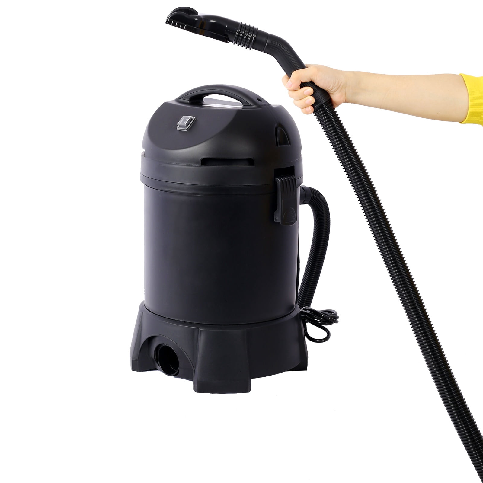 Pond Vacuum Cleaner with 14ft Hose, 1400W Powerful Muck Remover, 3 Nozzles & Debris Bag for Garden Ponds up to 3ft Deep, Continuous Drain System