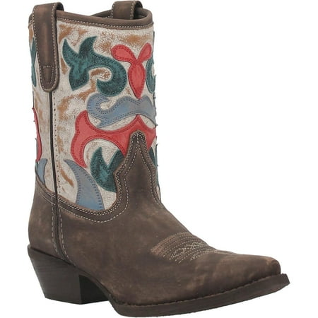

Women s Laredo Jenna Leather Boots Brown/White