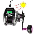 thumbnail image 1 of 6+1BB 8.0:1 Ratio Digital Display Baitcasting Fishing Reel with Solar Charging System, High Speed Fishing Reel with Line Counter, 1 of 8