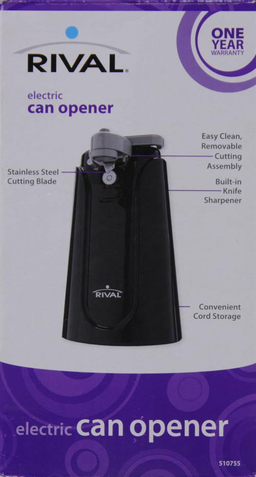Rival Talon Rechargeable Hand-Held Can Opener 