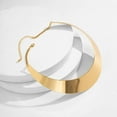 thumbnail image 7 of Chunky Gold Cuff Necklace for Women Gold Statement Choker for Women Gold/Silver African Tribe Wide Metal Choker Necklace Jewelry, 7 of 7