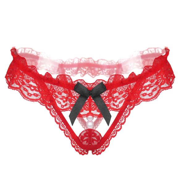Bigersell Culottes Menstruelles Grande Taille en Liquidation String Taille Haute Strings Culotte Style P-1551 Culottes en Nylon Culottes String Sans Coutures Culottes Bikini Taille Mi-Haute pour Femmes Rouge Taille Unique