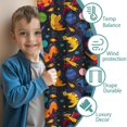 thumbnail image 3 of Blackout Kids Curtains,Colorful Dinosaurs Astronauts Planets Pattern Childrens Insulated Curtains Set Of 2,Bedroom Essentials,Toddler Room Decor 42"x84", 3 of 5