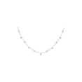thumbnail image 1 of FB Jewels 10kt White Gold Womens Round Diamond Simplistic Fashion Necklace 1/3 Cttw, 1 of 1