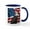 White/Navy Inside, variant on CafePress - USA Flag With Bald Eagle Mug - 11 oz Ceramic Mug - Novelty Coffee Tea Cup