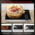thumbnail image 4 of SAVALETOR 3500W Hot Plate Electric Ceramic Stove Infrared Induction Cooker Home Cooktop Cooking Furnace US 110V, 4 of 9