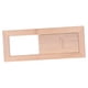 thumbnail image 5 of Ventilación de piso de persiana ajustable Cola Accesorios de aire Sala de sauna rectangular de madera Estilo A, 5 of 8