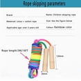 thumbnail image 3 of Kids Rainbow Group Jump Rope 5M, Long Skipping Rope with Anti-Slip Handles for School Outdoor Play, 3 of 7