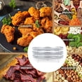 thumbnail image 3 of Welhammsae Round Air Fryer Rack, 3 Pcs Set, Food Grade Stainless Steel Grill Basket, Non Stick Mesh Basket Set, Compatible with Air Fryers, Oven, Microwave, Baking Accessories, 22.2 * 21 * 9.5cm, 3 of 7
