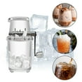 thumbnail image 1 of Xingzhi Ice Crusher Small DIY Hand-Crank Ice Shaver Breaker Home Portable Snow Cone Machine, Clear, 1 of 9