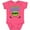 Vintage Hot Pink, variant on Inktastic My First Hockey Season Boys or Girls Baby Bodysuit